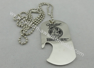 High Life Miller Personalised Dog Tags For Pets , 2.0mm Flat Stainless Steel Dog Tag