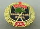 Soft Enamel Military Souvenir Badges With Zinc Alloy , Die Struck Army Awards Badges
